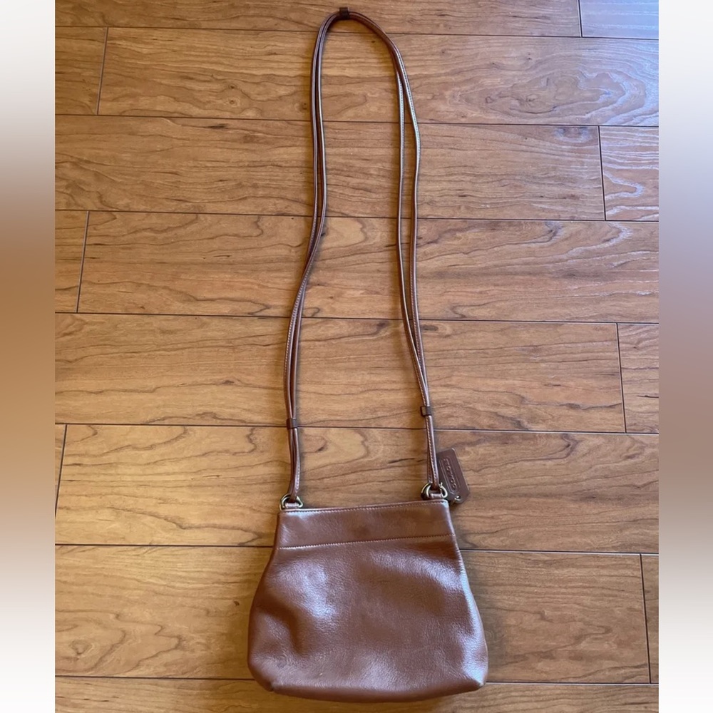 Coach Crossbody Leather Bag Vintage brown